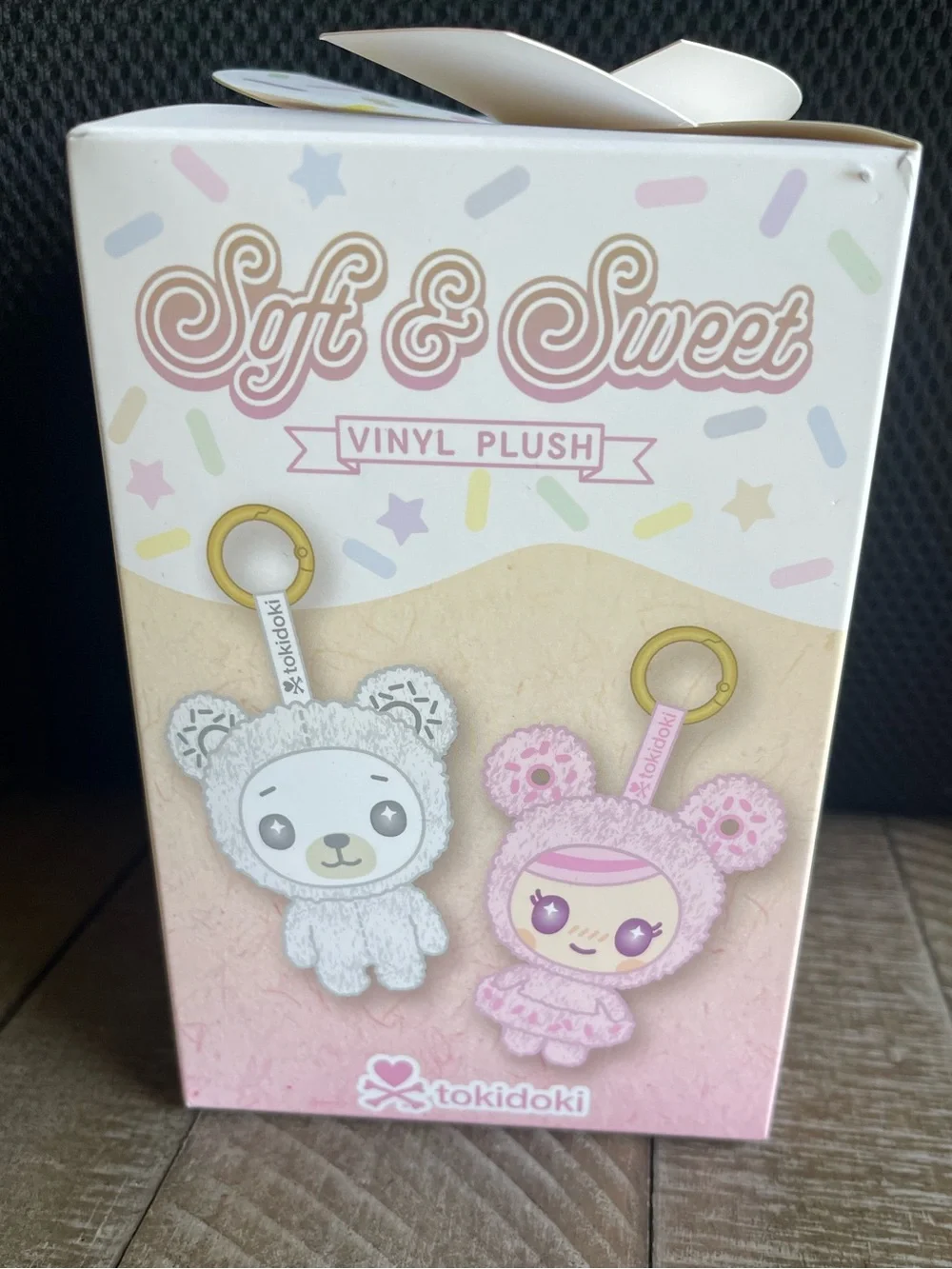 tokidoki Soft & Sweet Vinyl Plush Keychain Set - White & Pink